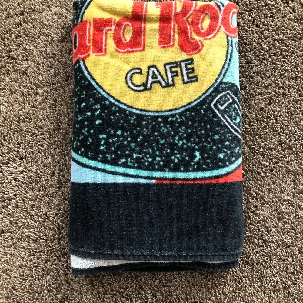 Hard Rock Cafe San Antonio beach towel
